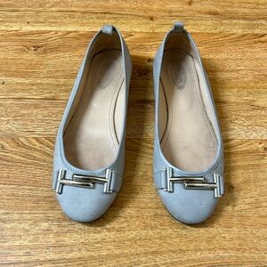 TOD’S Leather Flats Shoes Sz 37